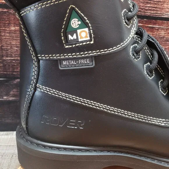 Royer 9.5 Work Boots Met Guard FR Composite Toe 8501 Black $208 - Picture 9 of 16